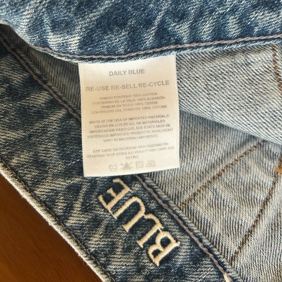 Daily Blue Denim Faye Skirt in Lake wash| size: M - Picture 10 of 13